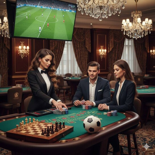 Luxury Bitcoin Casino Lobby Interface